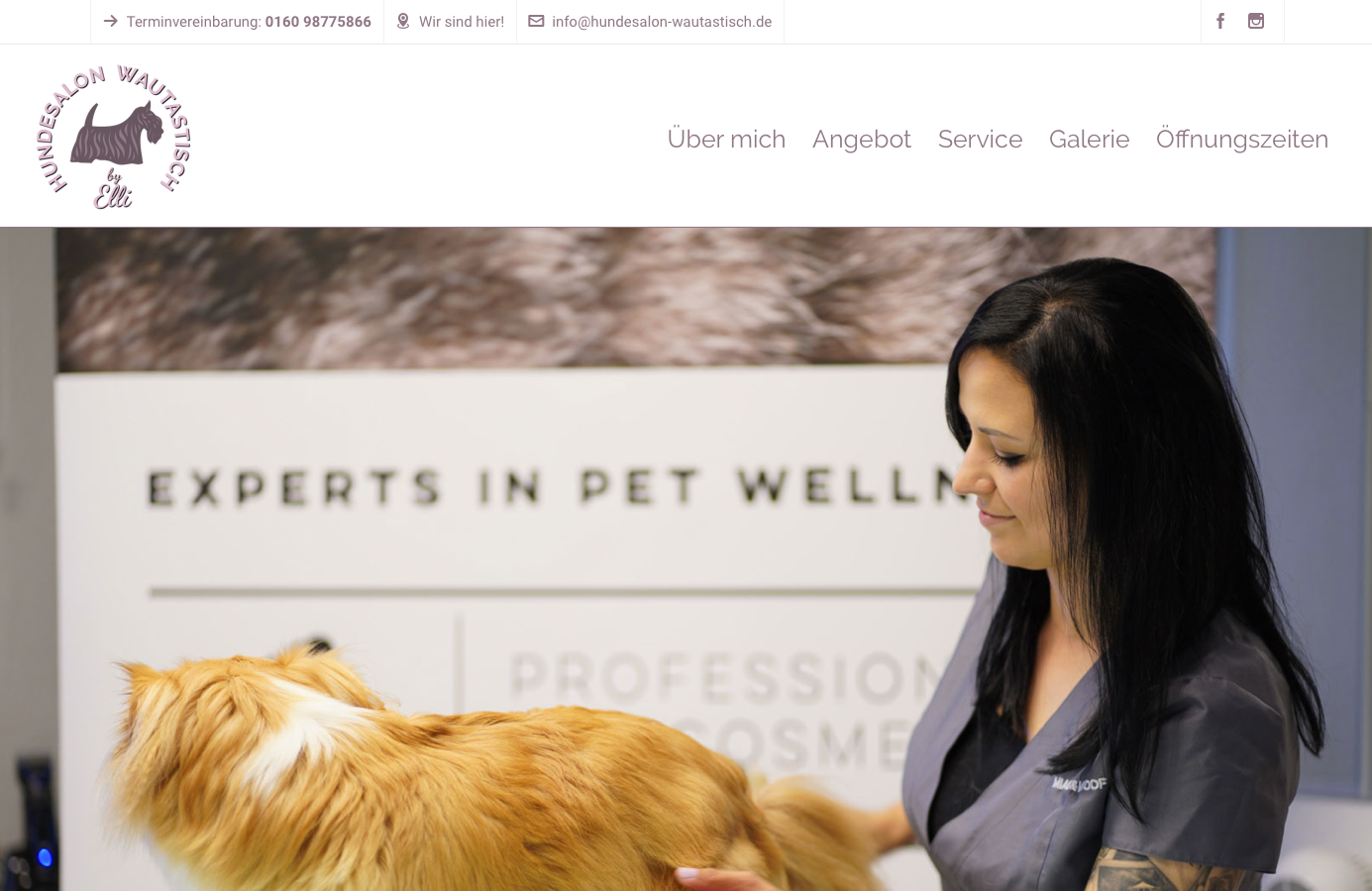 Webseite erstellen für Hundesalon